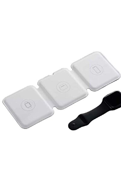 huitich شاحن لاسلكي مغناطيسي قابل للطي 3 في 1 لأجهزة iPhone وAndroid