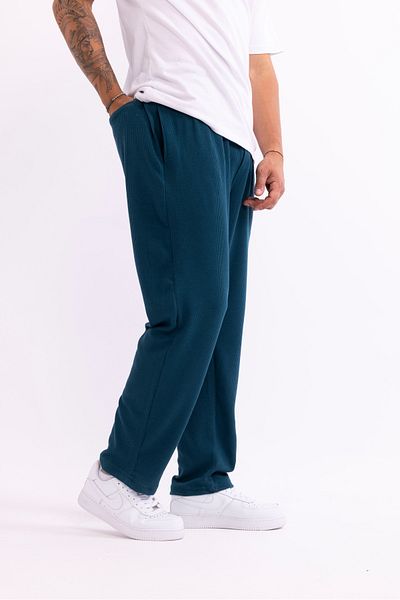 ZİNOX Men's Baggy Twist Pattern Comfortable Useful Pants
