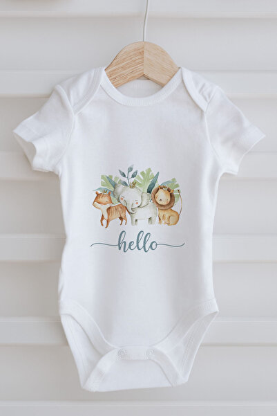 Tuğba Kuğu 3-Piece Baby Body - Little Lion Series - Letter O