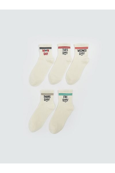 LC Waikiki Bedruckte Damensocken im 5er-Pack
