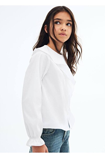 MANGO Kids Volan detaylı gömlek