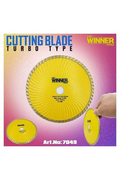 WINNER TOOLS 7049 Cutting Blade Diamond Wheel Turbo Type Long Life