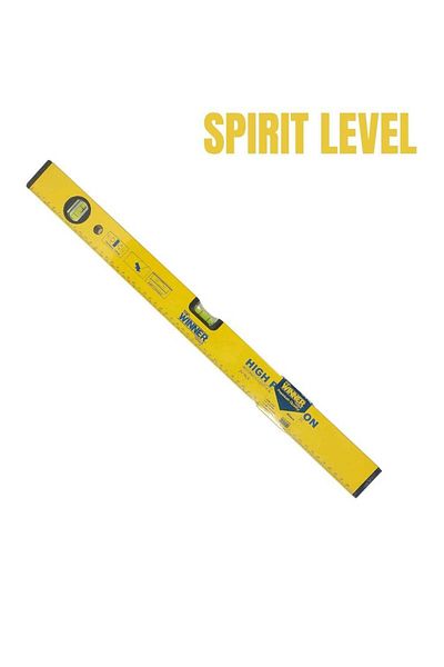 WINNER 600mm Water Scale Carpentry Water Level Tube Aluminum Body Spirit Level Water Level Tool