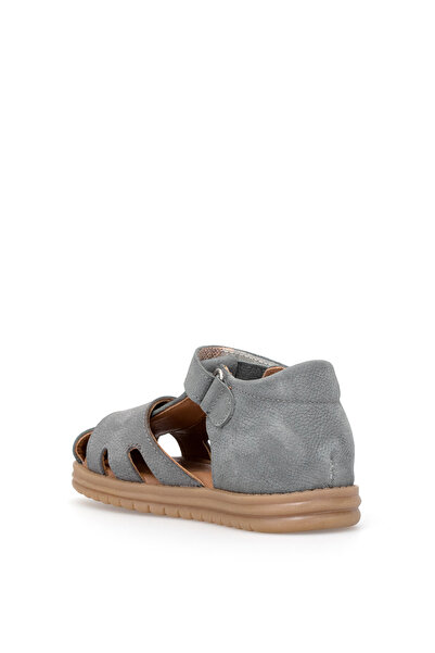 Ayakkabı Fuarı Elit Ai̇k-1928 Baby Boy Flat Sandals Gray