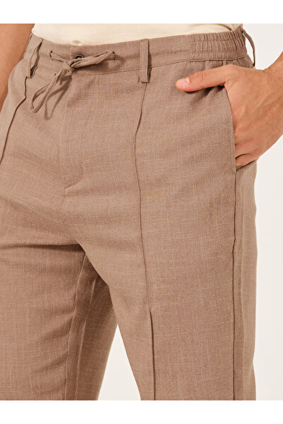 Take Two By Styli Solid Drawstring Waist Tapered Fit Pants