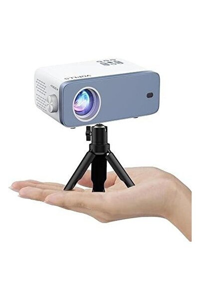 VOPLLS Mini projektör, Full HD 1080P destekli, 9500 l taşınabilir video proje...