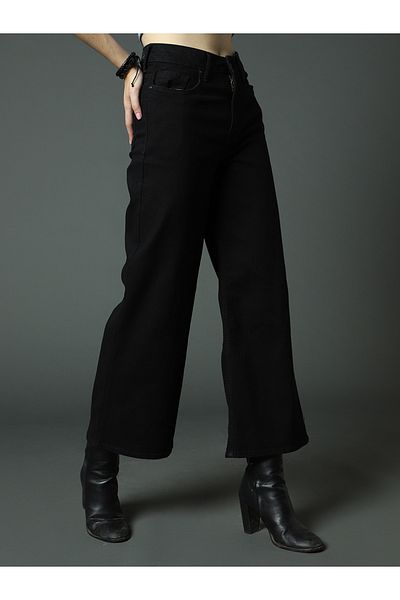 High Star By Styli Mid Rise Wide Leg Jeans