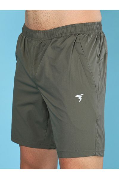 Technosport By Styli Mid Rise Stretch Regular Fit Shorts