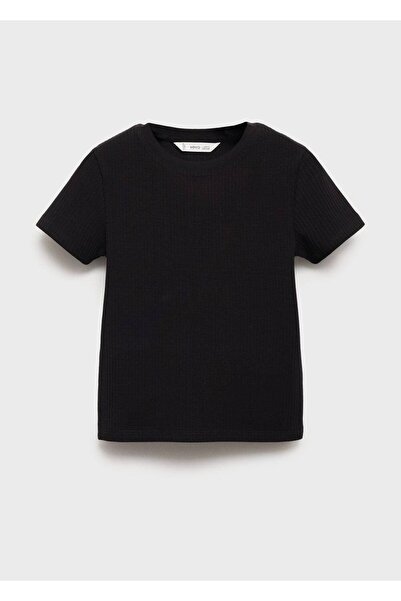 MANGO Kids Lastikli koton tişört