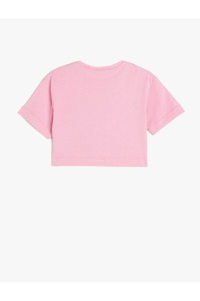 Koton City Print Crew Neck Short Sleeve Cotton T-Shirt