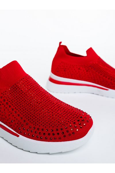 Kalapod Women's red textile sports shoes Vorana