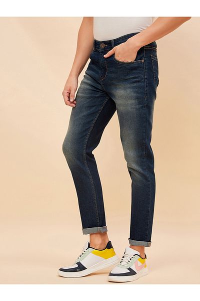 High Star By Styli Mid Rise Faded Regular Fit Jeans