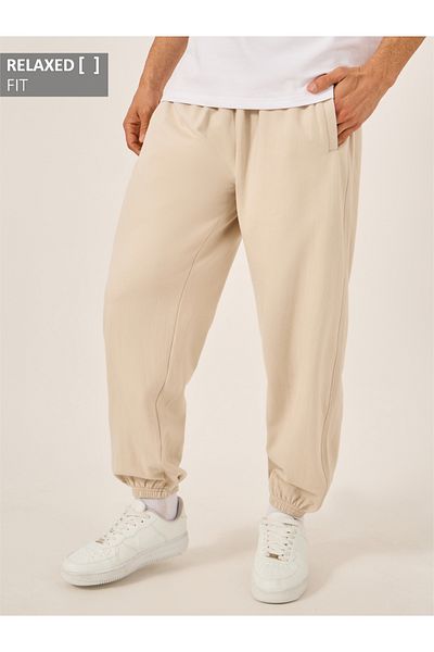 Styli Mid Rise Relaxed Fit Fleece Joggers