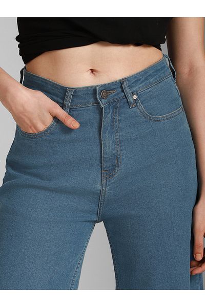 High Star By Styli High Rise Bootcut Jeans
