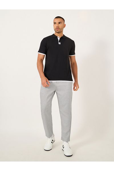 Take Two By Styli Solid Drawstring Waist Relaxed Fit Pants