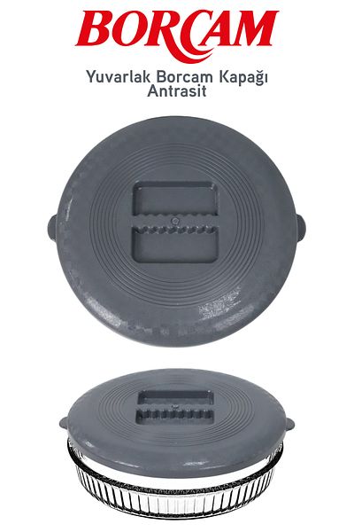 İronika Plastic Round Plexiglass Cover Anthracite