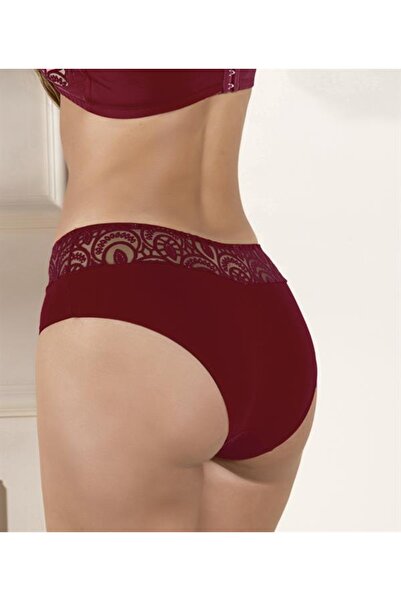HAZEGO Lesca Slip Panties Claret Red (Brf21821)