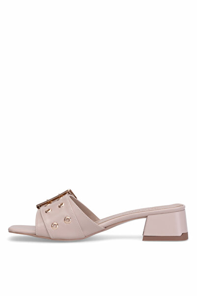 Ayakkabı Fuarı Papuci cu toc pentru femei Elit ERK01C, piele