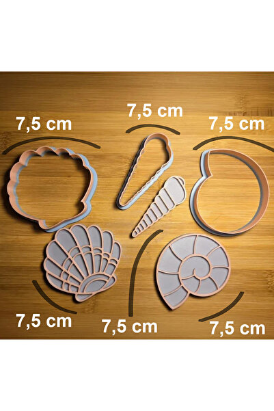 Enbceramic 3 LÜ 6 PARÇA SERAMİK & POLİMER KİL & KURABİYE KALIBI