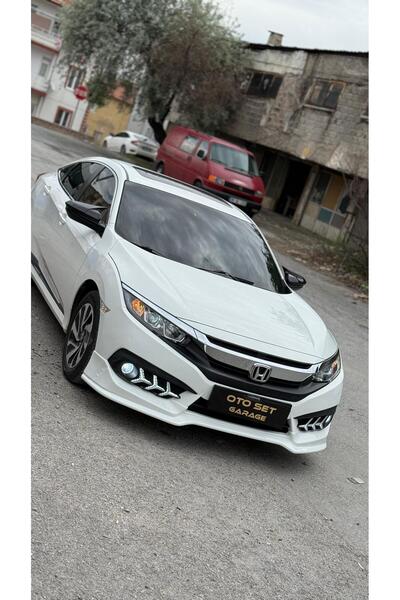 otoset Honda Civic Uyumlu Serisi Fc5 (2015-2018) Sedan Mugen Ön Tampon Eki