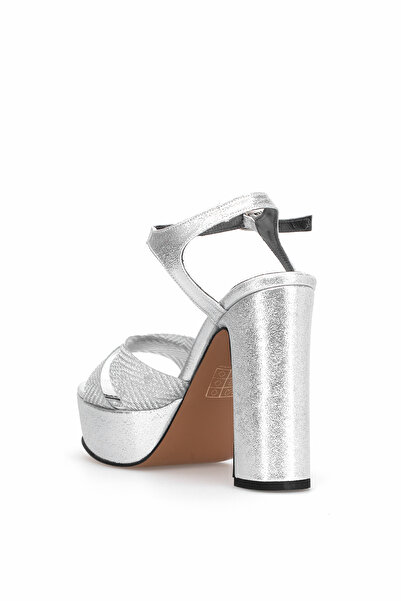 Ayakkabı Fuarı Elite Pm08 K2057 Women's Platform Shoes Silver