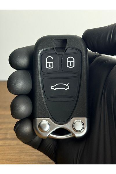Luxe Aksesuarr Alfa Romeo Smart 3 Button Key Remote Case