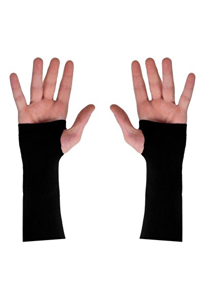 AboutThePerfect Likralı Voleybol Elliği Çift, Sporcu Kolluğu Parmaklı, Rahat ...