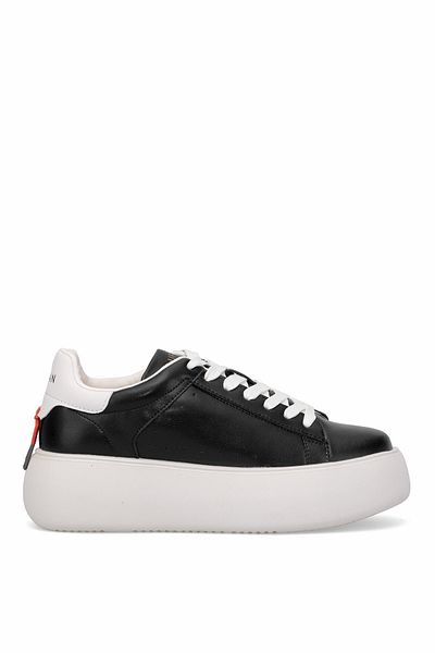 Lufian 121230031 Marcella Women's Genuine Leather Classic Sneaker Black