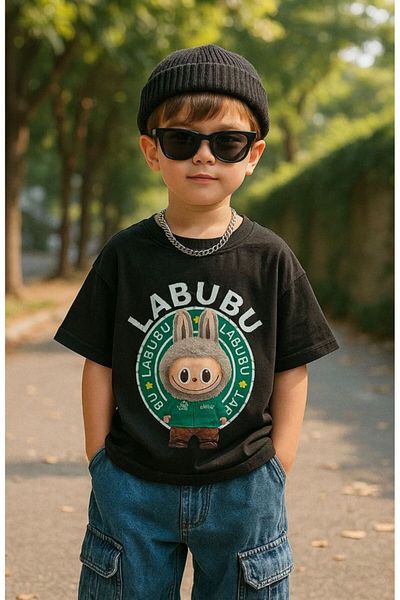 Touz Moda Μπλουζάκι Labubu Kids Design Unisex Oversize