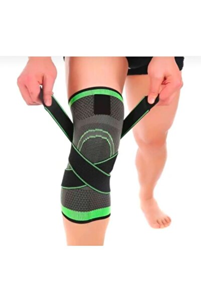 AboutThePerfect Turuncu elastik diz pedi, spor ve bisiklet kullanımı için M b...