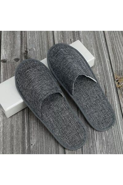 ALEMDAR STORE Men's/Women's House Slippers - Stylish and Lightweight Grey Design