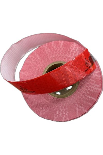 HTM Yapı Quality Reflective Tape Red 5 Meters 5 cm Documented Reflective Reflective Highlighter Strip Tape Warning