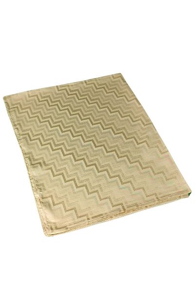 mim eşarp Silky Textured Jacquard Zigzag Patterned Shawl 75X190 cm