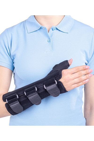 OEM Triamed Carpofix M Finger Wrist Brace, SRT212, Black, 5, Left