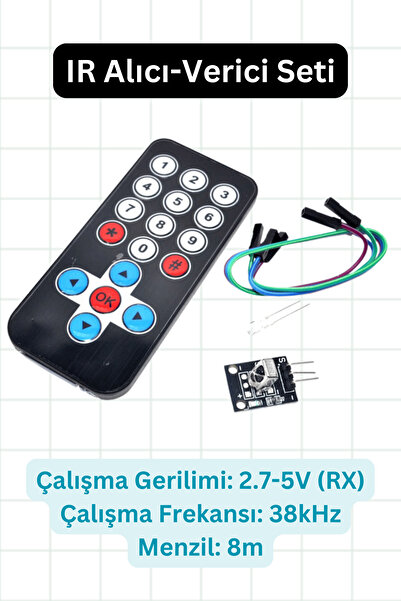 elektrik IR Alıcı-Verici Seti – Kızılötesi Haberleşme Kiti