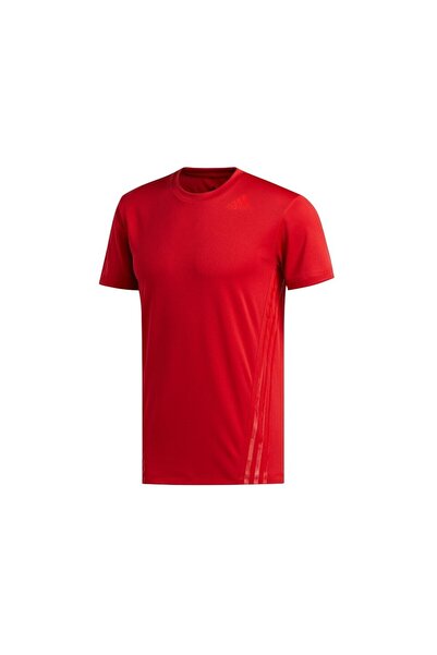 adidas AERO 3S TEE Men's T-Shirt, Red, Size M