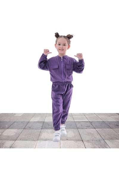 Fox Moda Gabardine Pocket Bottom Top Set, Buy One Size Larger for Ages 3-10