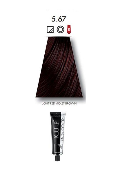 Keune Tinta Keune Hair Dye - No. 5.67 Light Red Violet Brown