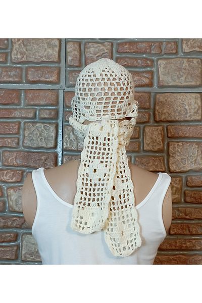 El örgüsü YDR DESIGN باندانا محبوكة يدويًا