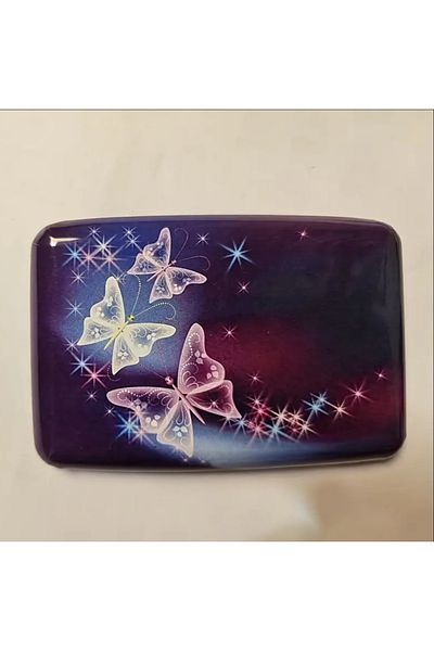 ORGANICYOU Tayuan Rong Rong Ren Hui Mini Aluminum Card Wallet, Rfid Blocking