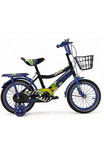 ALBADER 14-Inch Children Bikes For Boys And Girls, Kids Bike With Front Basket, Bicycle