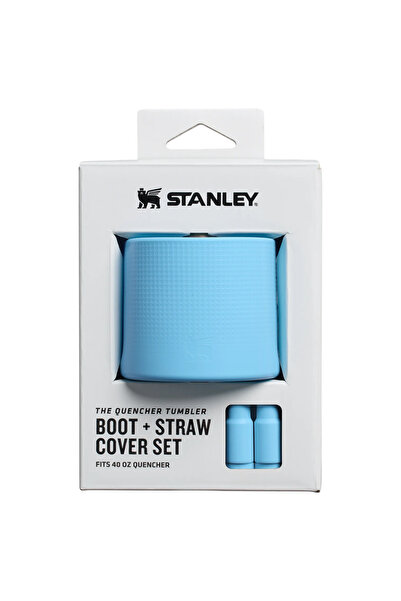 Stanley Quencher Orijinal 1,18 Litre (40 oz) Termos ile Uyumlu Koruma Seti (Taban Kılıfı + Pipet Kapağı)