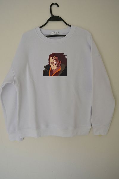 EldenStitch Monkey D. Dragon Embroidered Unisex Oversize Sweatshirt