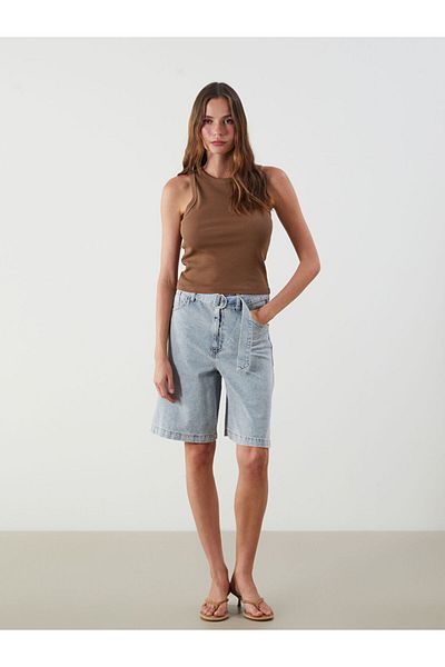 LC Waikiki New Season Crew Neck Textured Women's Undershirt - S5Gc35Z8