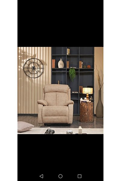 TUĞRUL HOME TV KOLTUĞU T4 KAPİTONELİ KREM RENGİ