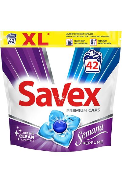 SAVEX Detergent Savex Super Caps Semana Perfume, 42 washes