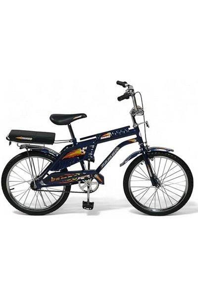 ALBADER Rambo 20 Inch Bicycle, Dual Seat Kids Bike with Rear Passenger Seat, Steel Frame