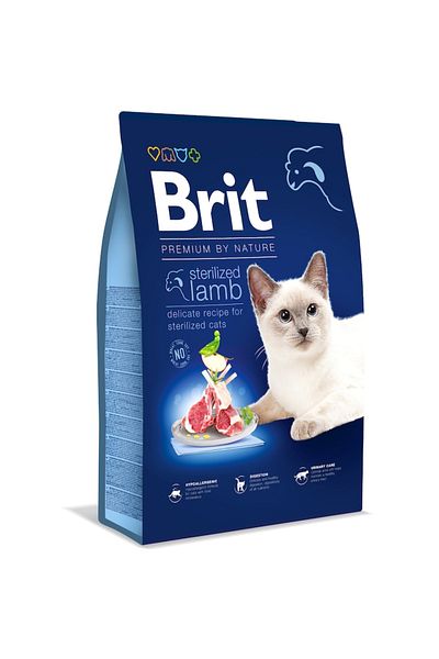 Brit Brit Premium By Nature Sterilized, Lamb, 8Kg