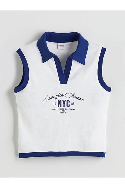 LC Waikiki New Season Polo Neck Girls Undershirt - S5O095Z4