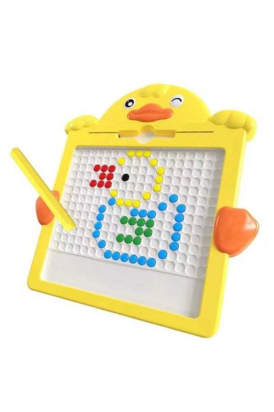 huitich Duck-Themed Magnetic Drawing Board with Beads